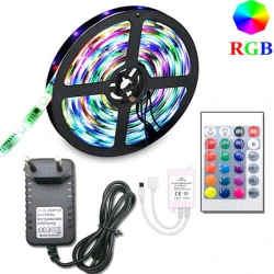 RGB LED traka 3528 IP44 — 5 metara sa daljinskim