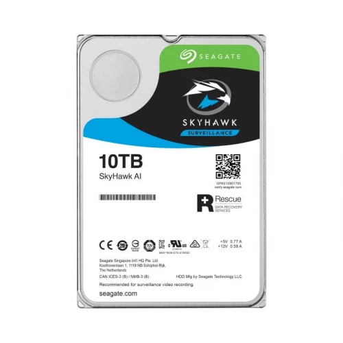 SEAGATE 10TB 3.5 SATA III 256MB ST10000VE0008 SkyHawk Surveillance HDDHard disk za video nadzor SEAGATE 10TB 3.5 SATA III 256MB ST10000VE0008 SkyHawk Surveillance HDDHard disk za video nadzor