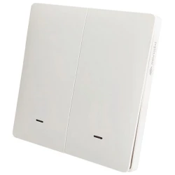 ZigBee daljinski upravljač - 2 tastera, nezavisno povezivanje, CR2032 baterija.