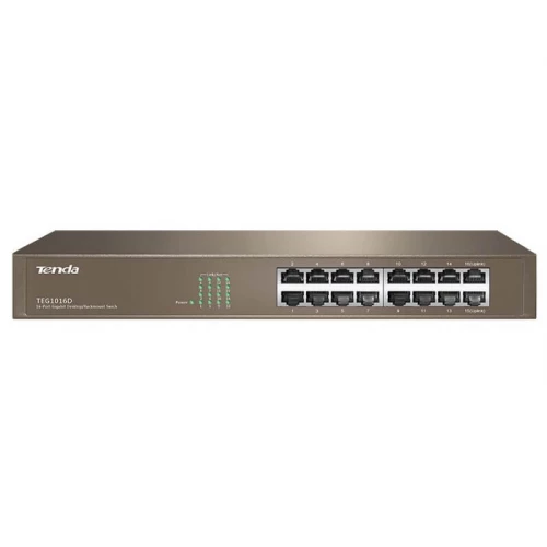 TENDA TEG1016D v6.0 16-Port Gigabit Ethernet SwitchEthernet svičevi TENDA TEG1016D v6.0 16-Port Gigabit Ethernet SwitchEthernet svičevi