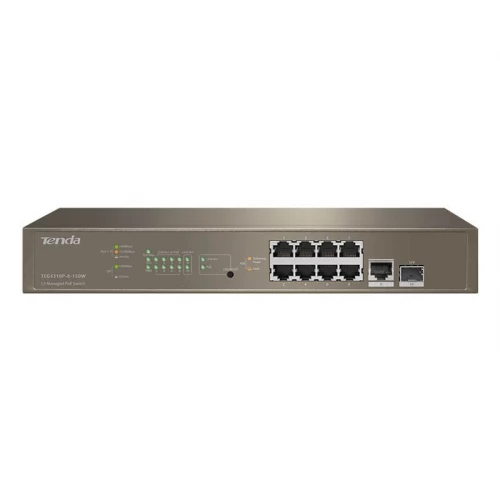 TENDA TEG5310P-8-150W L3 Managed PoE SwitchEthernet PoE svičevi TENDA TEG5310P-8-150W L3 Managed PoE SwitchEthernet PoE svičevi