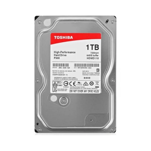 TOSHIBA 1TB 3.5 SATA III 64MB 7.200rpm HDWD110UZSVA P300 series bulkHard disk za video nadzor