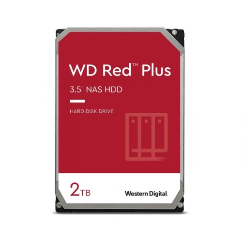 WD 2TB 3.5 SATA III 128MB WD20EFZX Red PlusHard disk za video nadzor