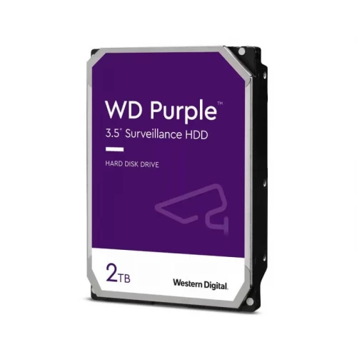 WD 2TB 3.5 SATA III 256MB IntelliPower WD22PURZ PurpleHard disk za video nadzor WD 2TB 3.5 SATA III 256MB IntelliPower WD22PURZ PurpleHard disk za video nadzor