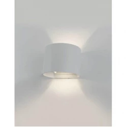 Baštenska Zidna LED lampa 6W bela elegant