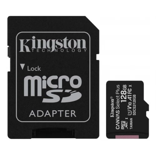 KINGSTON A1 MicroSDXC 128GB 100R class 10 - Hard disk za video nadzor KINGSTON A1 MicroSDXC 128GB 100R class 10 - Hard disk za video nadzor