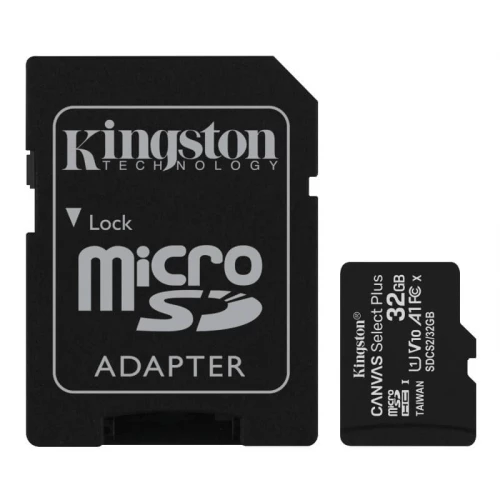 KINGSTON UHS-I MicroSDHC 32GB 80R class 10 SDCS/32GB + adapter