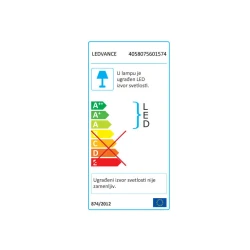 LED nadgradna lampa Ledvance 60cm 18W, hladno bela 4000K, 1980 lm