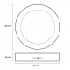 LED panel lampa 24W toplo beli nadgradni ProstoLed paneli LED panel lampa 24W toplo beli nadgradni ProstoLed paneli