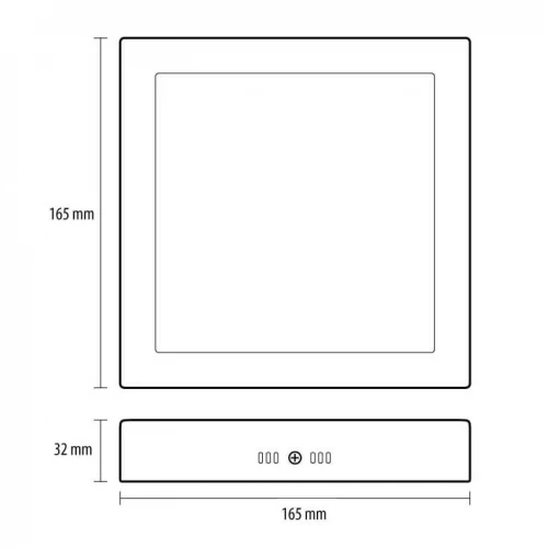 LED panel nadgradni 12W dnevno svetlo, kvadratniLed paneli LED panel nadgradni 12W dnevno svetlo, kvadratniLed paneli