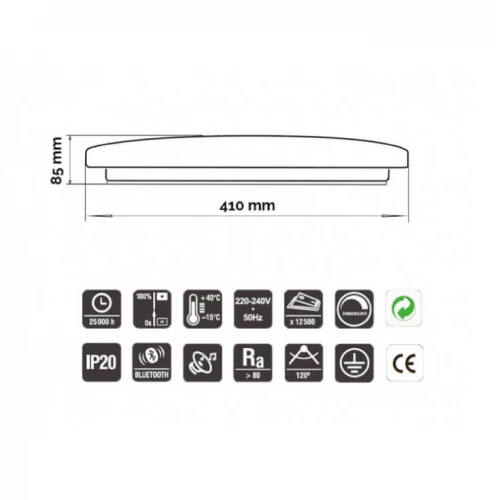 LED plafonjera 24W RGB bluetoothLed plafonjere LED plafonjera 24W RGB bluetoothLed plafonjere