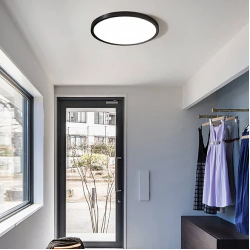 LED plafonjera 24W toplo, hladno, dnevna svetlost crne bojeLed plafonjere