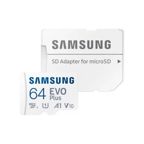 SAMSUNG EVO PLUS MicroSD Card 64GB class 10 + Adapter MB-MC64KAHard disk za video nadzor SAMSUNG EVO PLUS MicroSD Card 64GB class 10 + Adapter MB-MC64KAHard disk za video nadzor