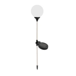 Solarna baštenska lampa sa staklenom kuglom RGB Home MX625, IP44