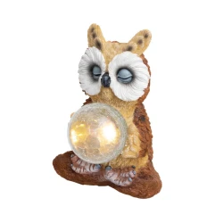 Solarna baštenska lampa "sova"