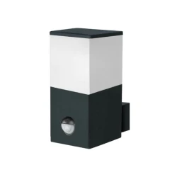 Spoljna zidna lampa sa senzorom pokreta JM-4606/S, 1xE27, IP65, antracit