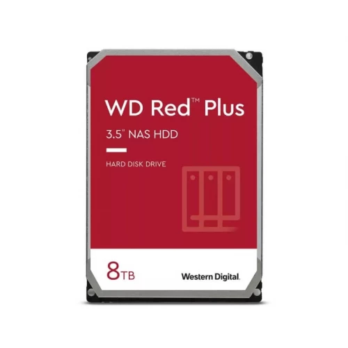 WD 8TB 3.5 SATA III 128MB WD80EFZZ Red Plus NASHard disk za video nadzor