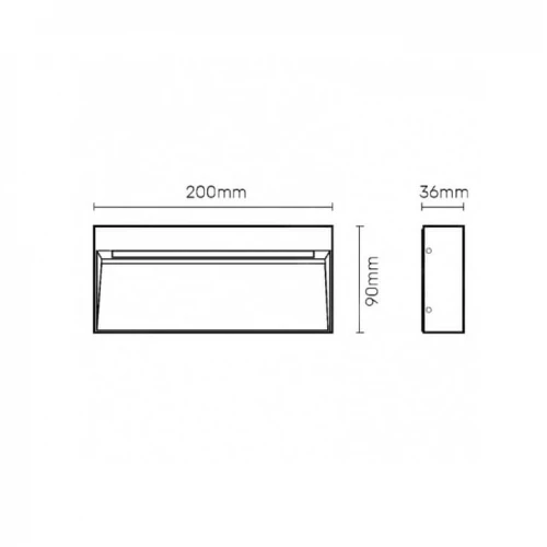 Zidna LED lampa 5.6WLed spoljna rasveta Zidna LED lampa 5.6WLed spoljna rasveta