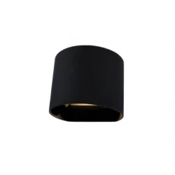 Zidna LED lampa 6W crna elegant