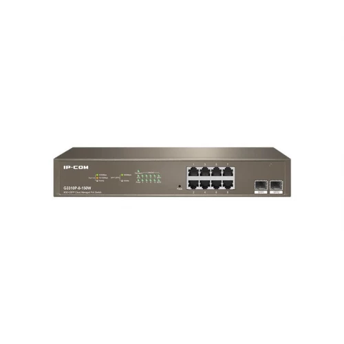 IP-COM G3310P-8-150W 8GE+2SFP Cloud Managed PoE SwitchEthernet PoE svičevi IP-COM G3310P-8-150W 8GE+2SFP Cloud Managed PoE SwitchEthernet PoE svičevi