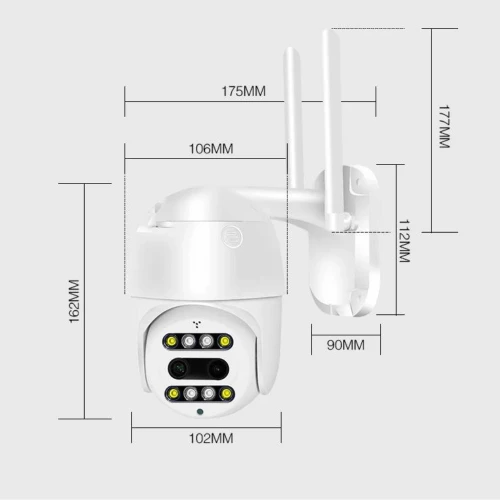AI inteligentna WiFi PTZ kamera AI inteligentna WiFi PTZ kamera