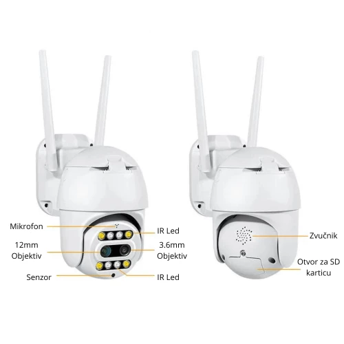 AI inteligentna WiFi PTZ kamera AI inteligentna WiFi PTZ kamera