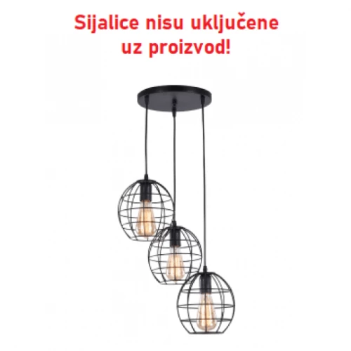 Visilica 3xE27 Max.60W/220V M0822-3 - Lusteri i visilice Visilica 3xE27 Max.60W/220V M0822-3 - Lusteri i visilice