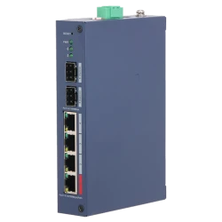 Dahua CHS4206-4ET očvrsnuti cloud PoE switch 6 portova sa 2 SFP i DIP 90W