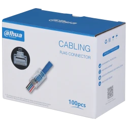 Dahua RJ45 pass through konektori za CAT5 i CAT5E pakovanje 100 komada