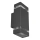 M035 A Max.35W antracit siva IP44 2xGU10 lampa zidna Mitea Lighting