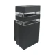 M036 II A Max.1x35W antracit siva IP44 1xGU10 dva reda lampa zidna Mitea Lighting