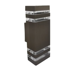 M035 II B Max.2x35W braon IP44 2xGU10 dva reda zidna lampa Mitea Lighting