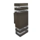 M035 II B Max.2x35W braon IP44 2xGU10 dva reda zidna lampa Mitea Lighting