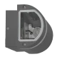 M038 Max.35W antracit siva IP44 1xGU10 lampa zidna Mitea Lighting