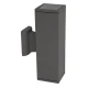 M032 A Max.60W antracit siva IP44 2xE27 lampa zidna Mitea Lighting