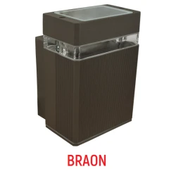 M036 B Max.1x35W braon IP44 1xGU10 zidna lampa Mitea Lighting