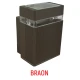 M036 B Max.1x35W braon IP44 1xGU10 zidna lampa Mitea Lighting
