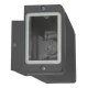 M035 A Max.35W antracit siva IP44 2xGU10 lampa zidna Mitea Lighting