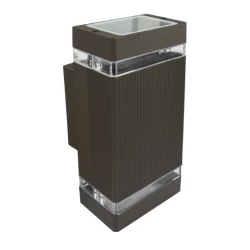 M035 B Max.2x35W braon IP44 2xGU10 zidna lampa Mitea Lighting