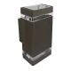 M035 B Max.2x35W braon IP44 2xGU10 zidna lampa Mitea Lighting