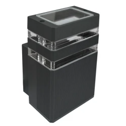 M036 II A Max.1x35W antracit siva IP44 1xGU10 dva reda lampa zidna Mitea Lighting