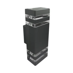 M035 II A Max.2x35W antracit siva IP44 2xGU10 dva reda lampa zidna Mitea Lighting