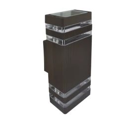 M035 II B Max.2x35W braon IP44 2xGU10 dva reda zidna lampa Mitea Lighting