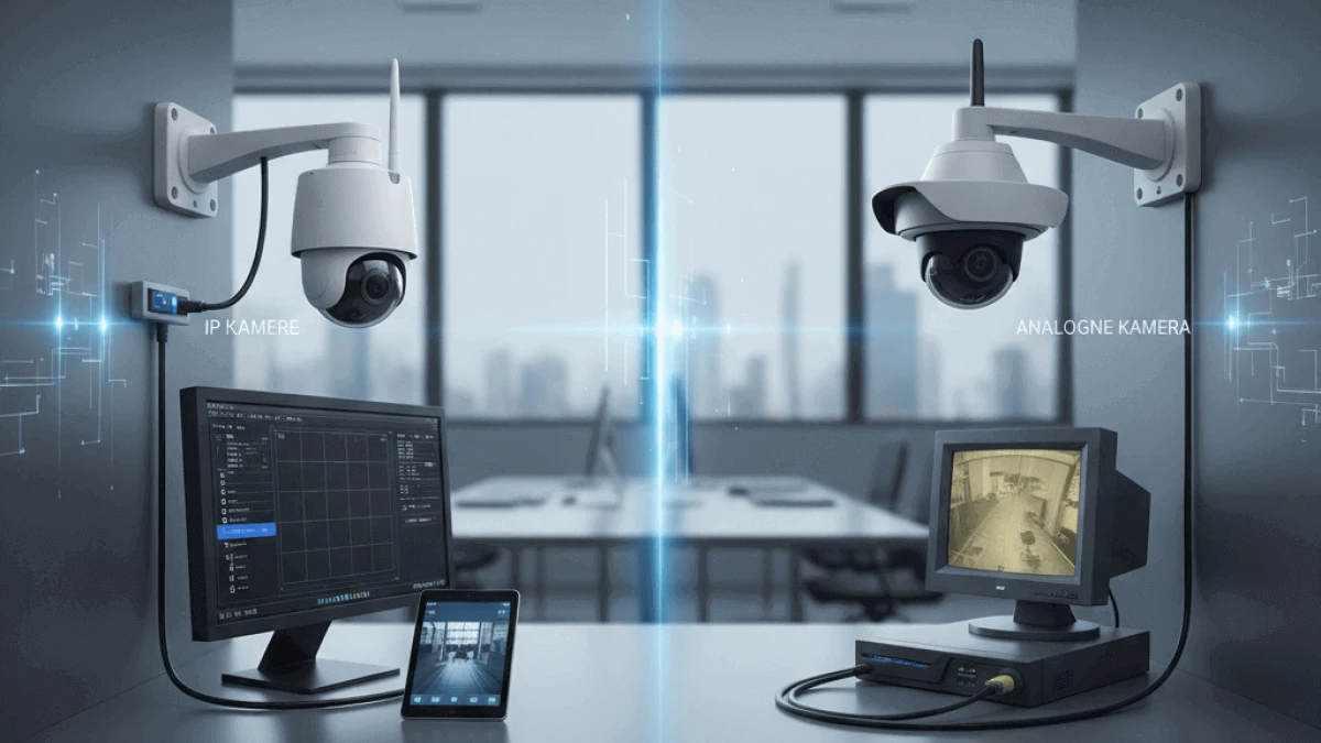 IP kamere vs analogne kamere: Šta trebate znati