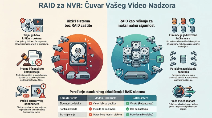RAID za NVR: Kako Osigurati Pouzdanost i Sigurnost