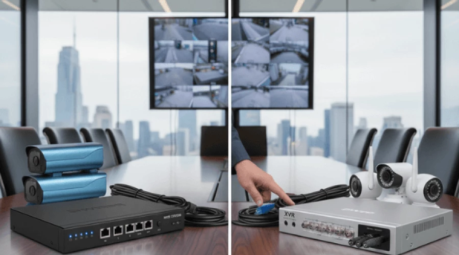 Razlika NVR i DVR: kako funkcionišu, prednosti i mane