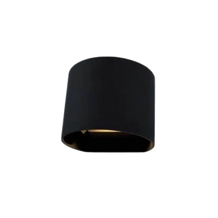 Zidna LED lampa 6W crna elegant