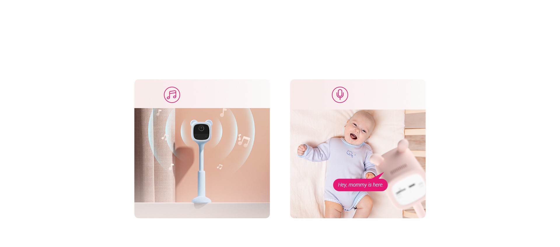 Bebi kamera CS-BM1EZVIZ roze - Oprema za video nadzor