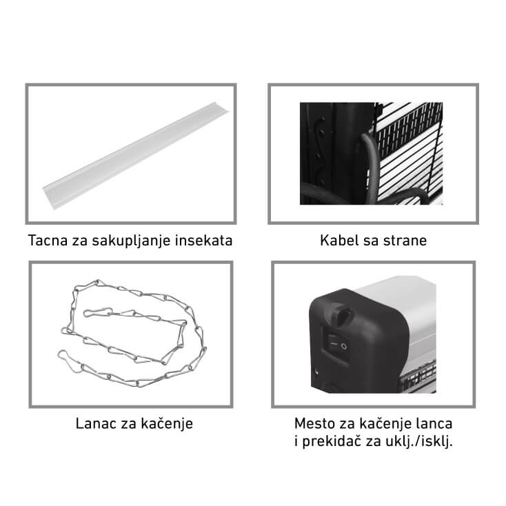 Električna zamka za insekte 2x18W - Ostala oprema