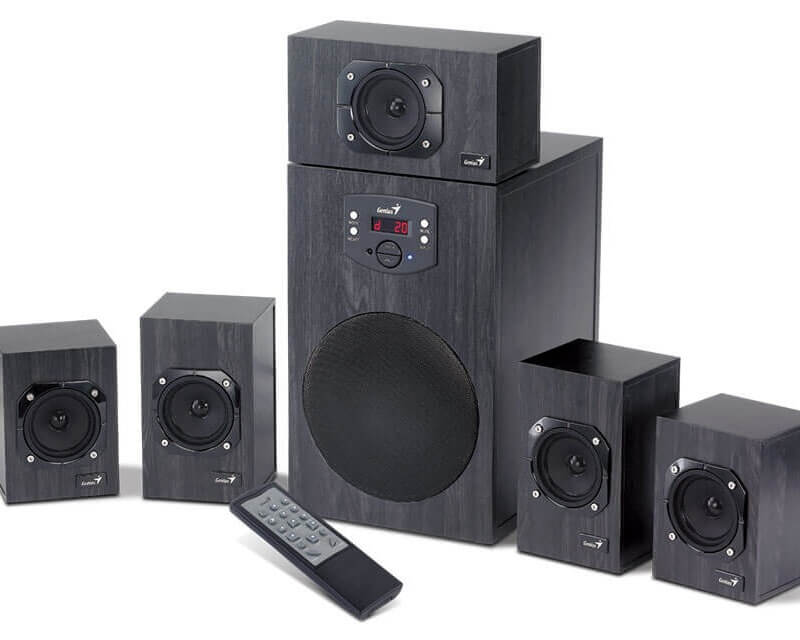 GENIUS SW-HF5.1 4500 v2 crni zvučnici - Zvučnici